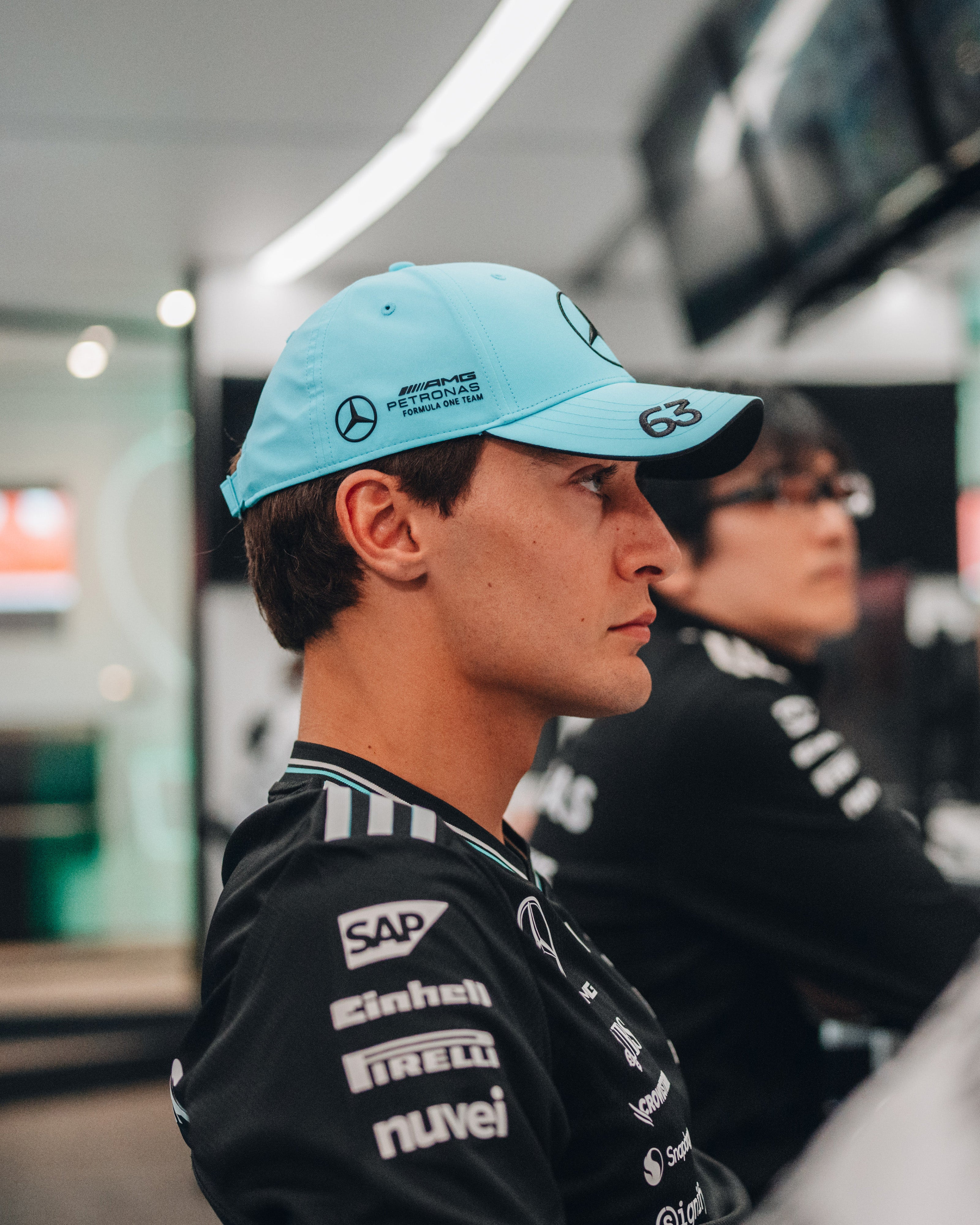 Image of George Russell 2025 Team Driver Cap Blue
