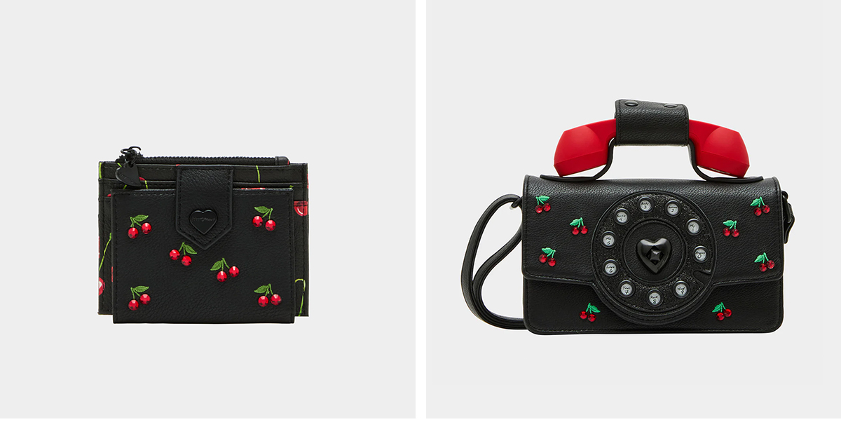 CHERRY PHONE BAG & WALLET