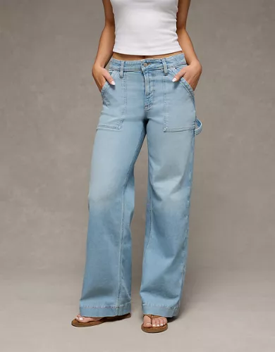 AE Super High-Waisted Baggy Wide-Leg Jean