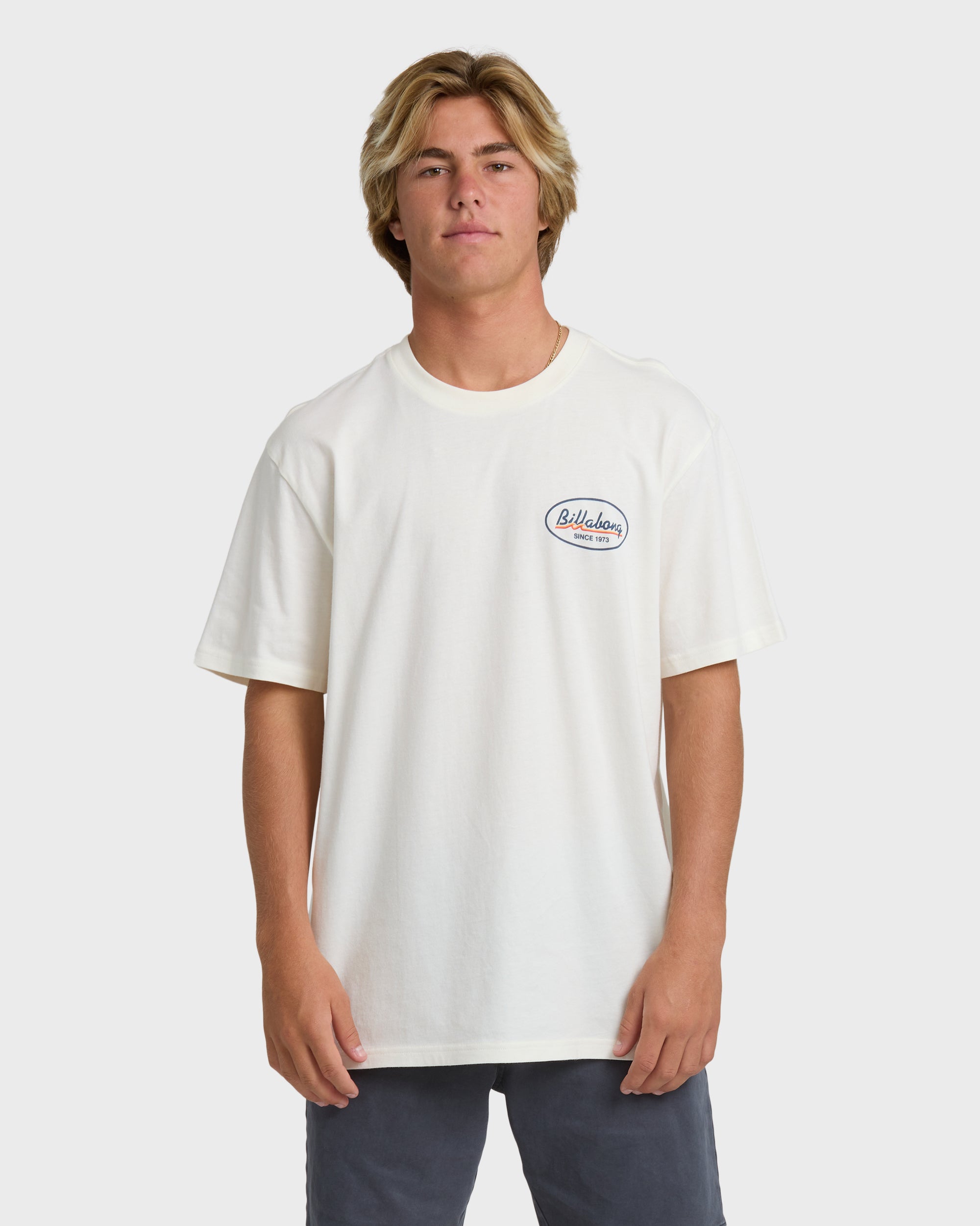 Image of Runner Premium Short Sleeve T-Shirt - Off White