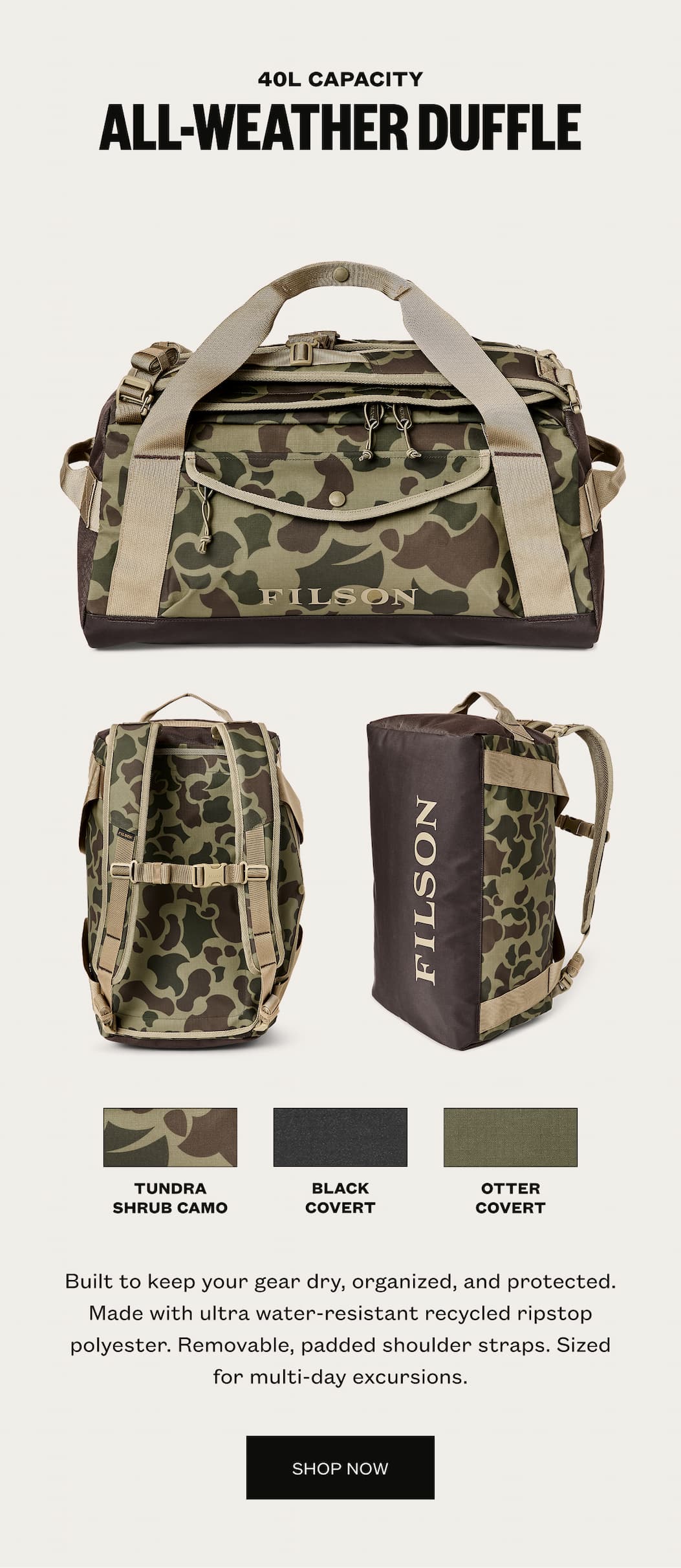 All Weather Duffle