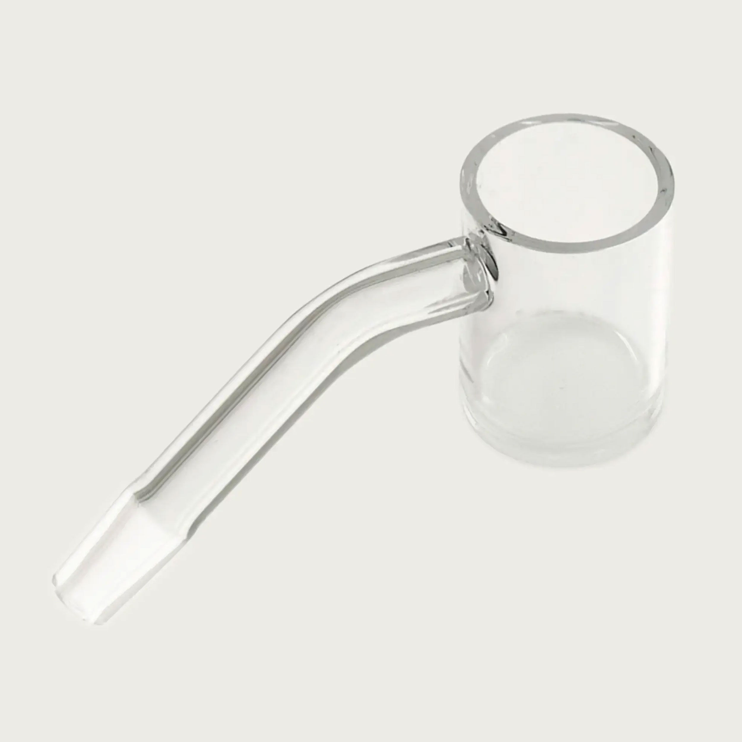 Product shot of the clear quartz banger