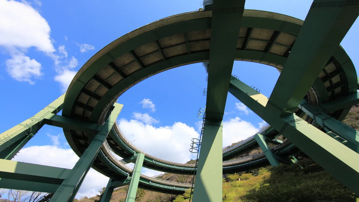 Kawazu Nanadaru Loop Bridge