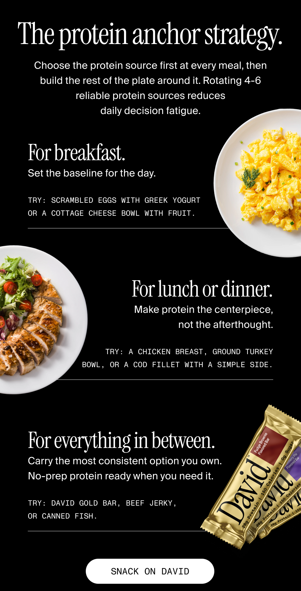 The protein anchor strategy.