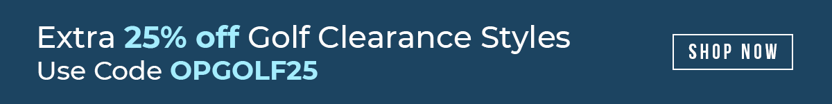 Extra 25% off golf clearance