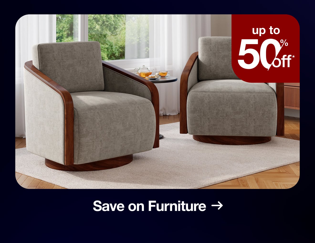 Save on Indoor Furniture