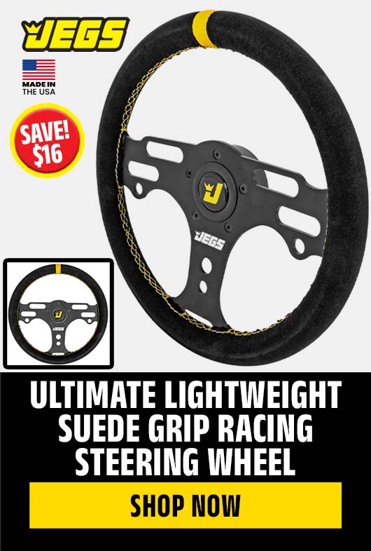 Ultimate Lightweight Suede Grip Racing Steering Wheel