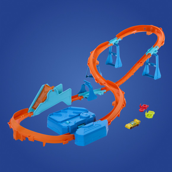 Hot Wheels Track Creator Boosted Jump Speedway Set 
