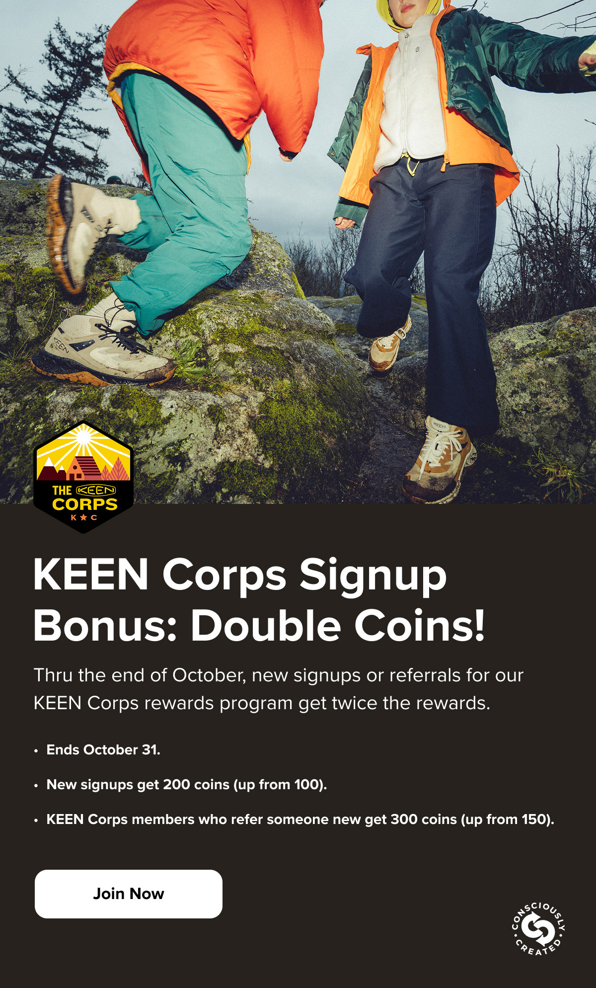 KEEN Corps Signup Bonus