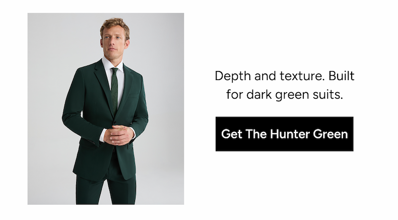 Refinado Floral Slim Tie | Hunter Green | $28