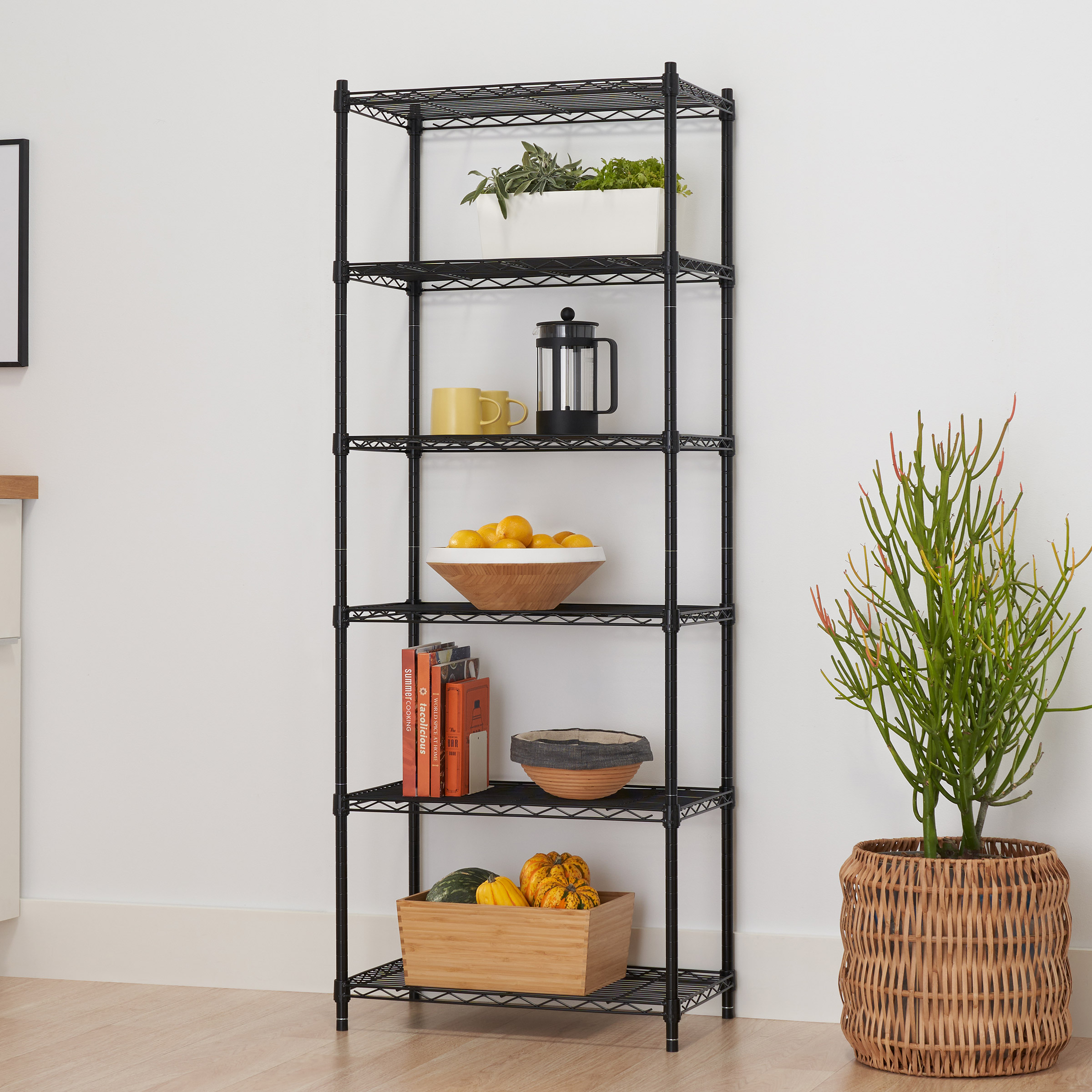 TRINITY 3-Tier Modular Wire Shelving Rack 23-inch x 13-inch x 30-inch, NSF, 2-Pack