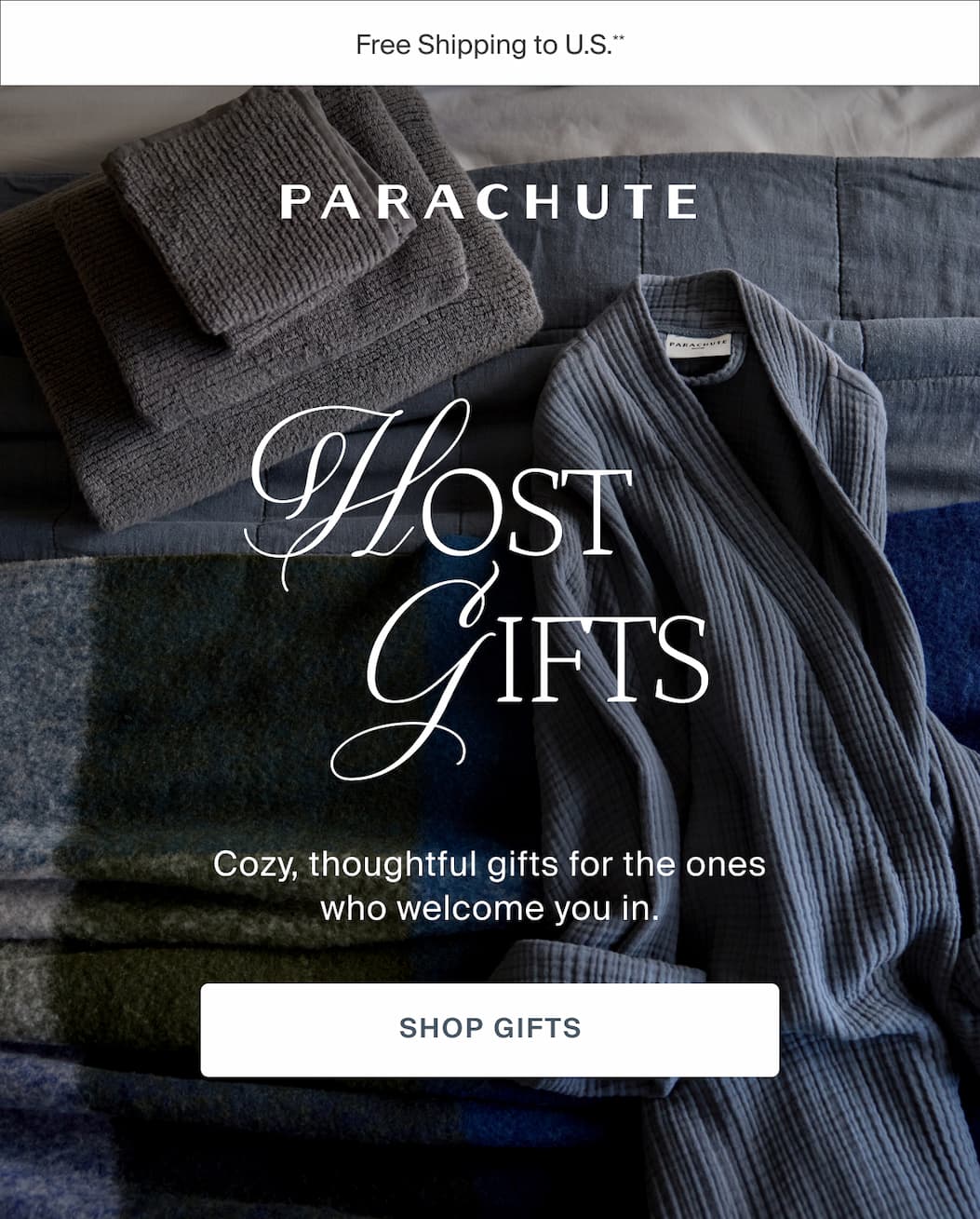 Host gifts. Cozy, thought gifts for the ones who welcome you in. Shop gifts.