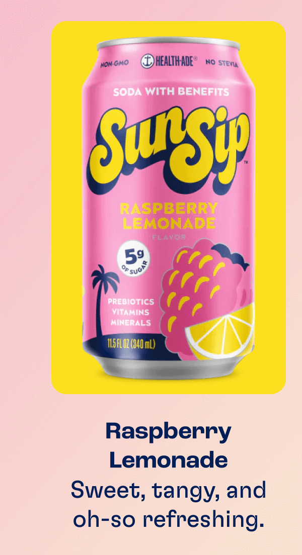 Raspberry Lemonade - Sweet, tangy, and oh-so refreshing.