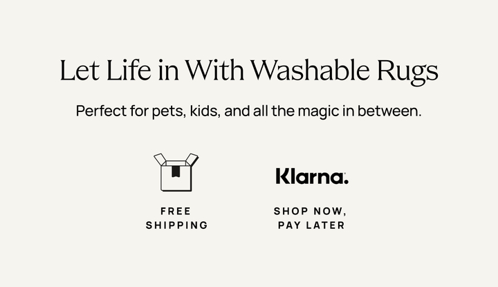 Let Life in With Washable Rugs