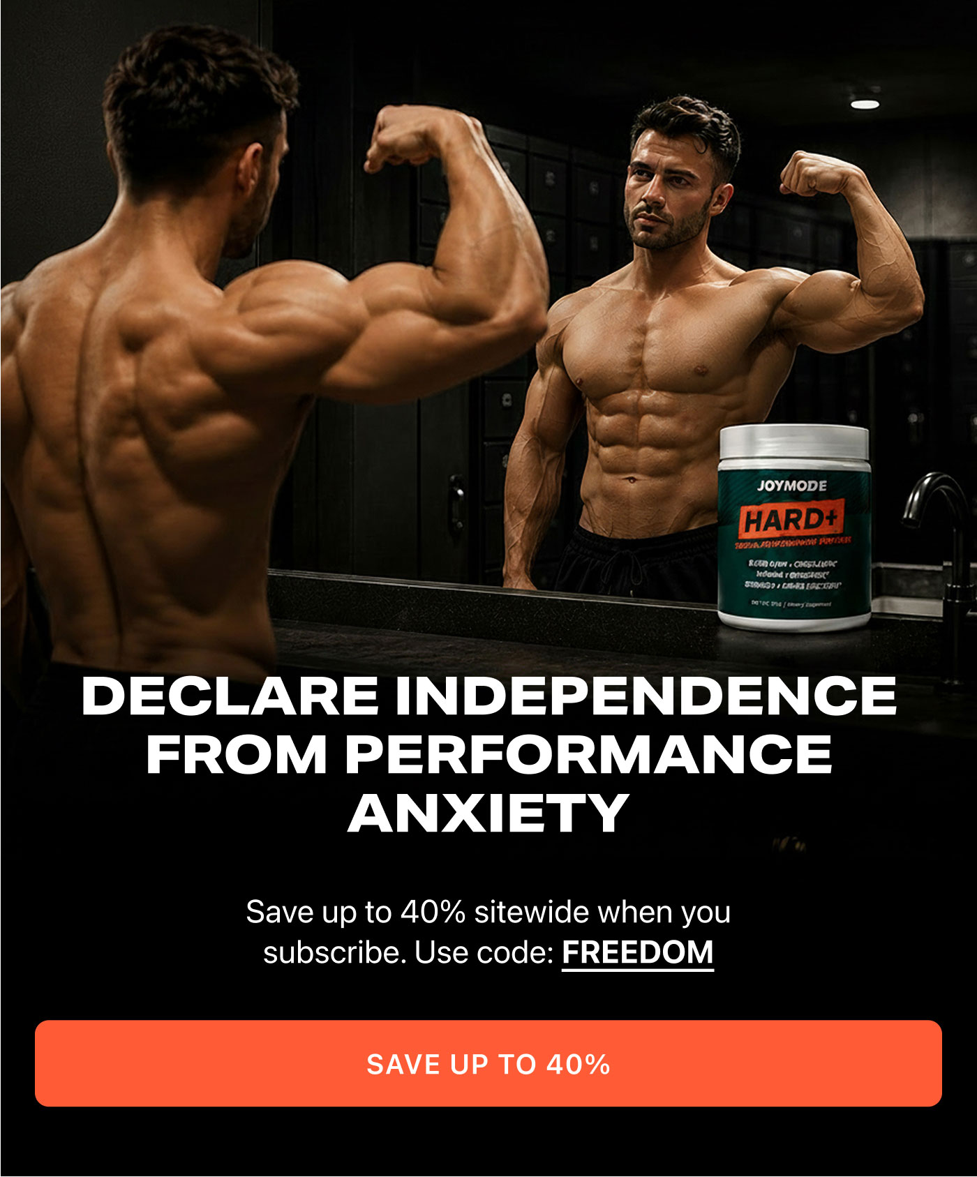 DECLARE INDEPENDENCE FROM PERFORMANCE ANXIETY  Save up to 40% sitewide when you subscribe. Use code: FREEDOM  SAVE UP TO 40%
