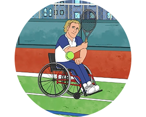 Wheelchair player