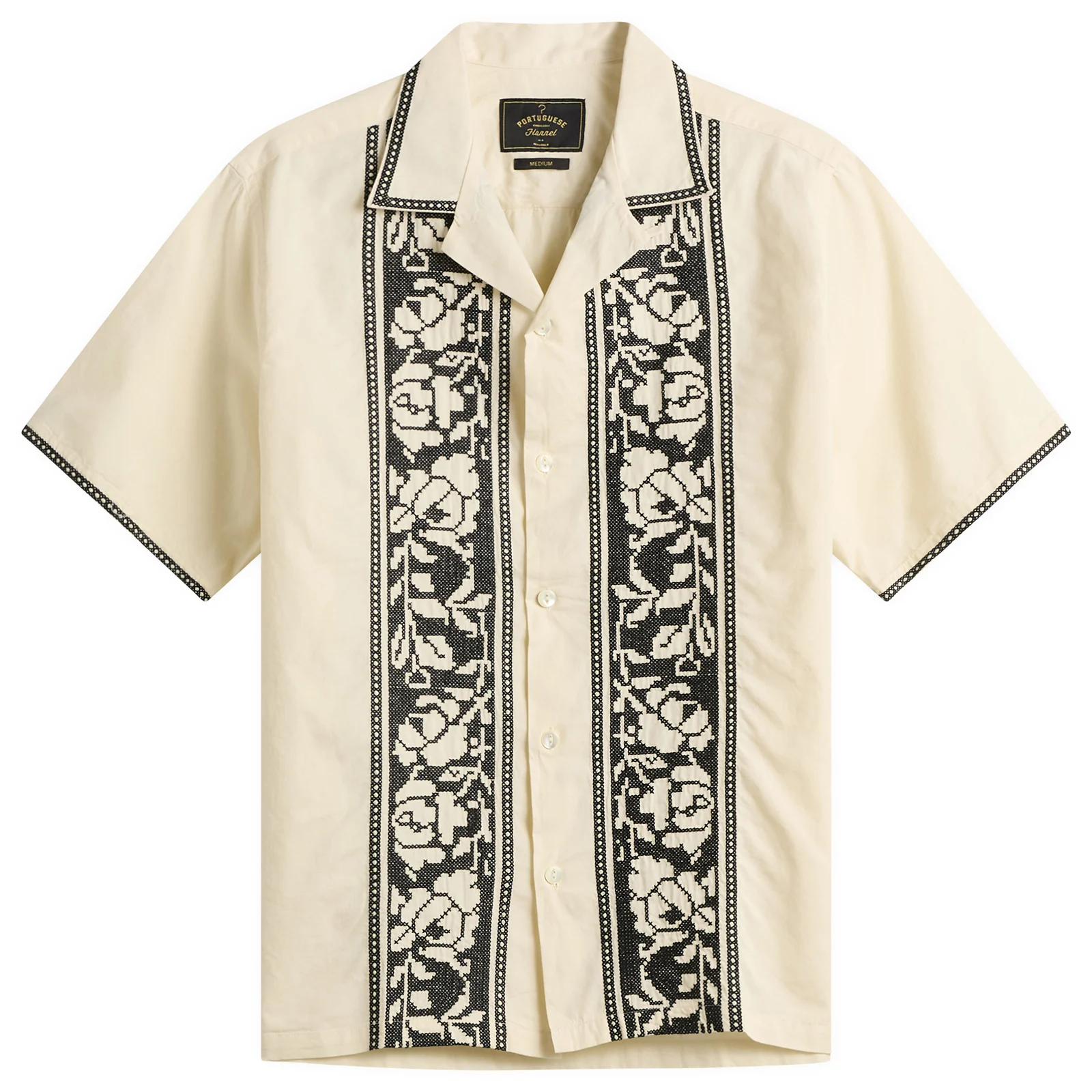 Portuguese Flannel Cross Stitch Vacation Shirt