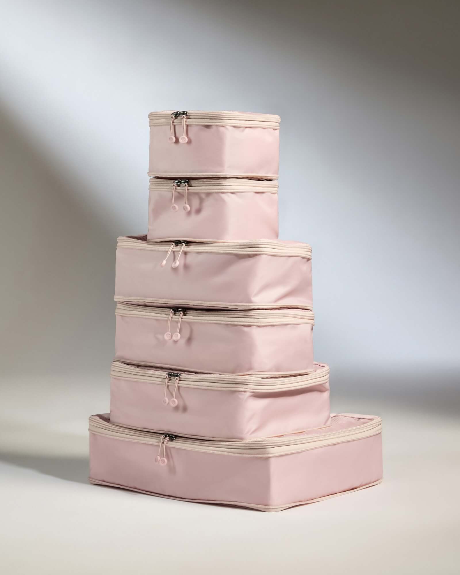 Image of Packing Cubes in Moorland Pink - Set of 6