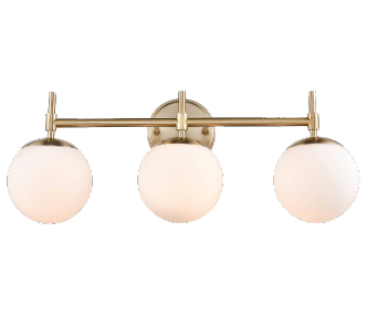 Sculptural fixtures with high-contrast finishes and organic elements.