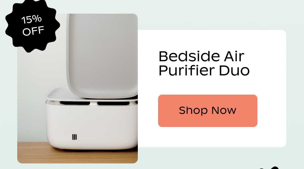 Bedside Air Purifier Duo | Shop Now