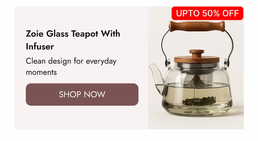 Zoie   Glass   Teapot   with   Infuser