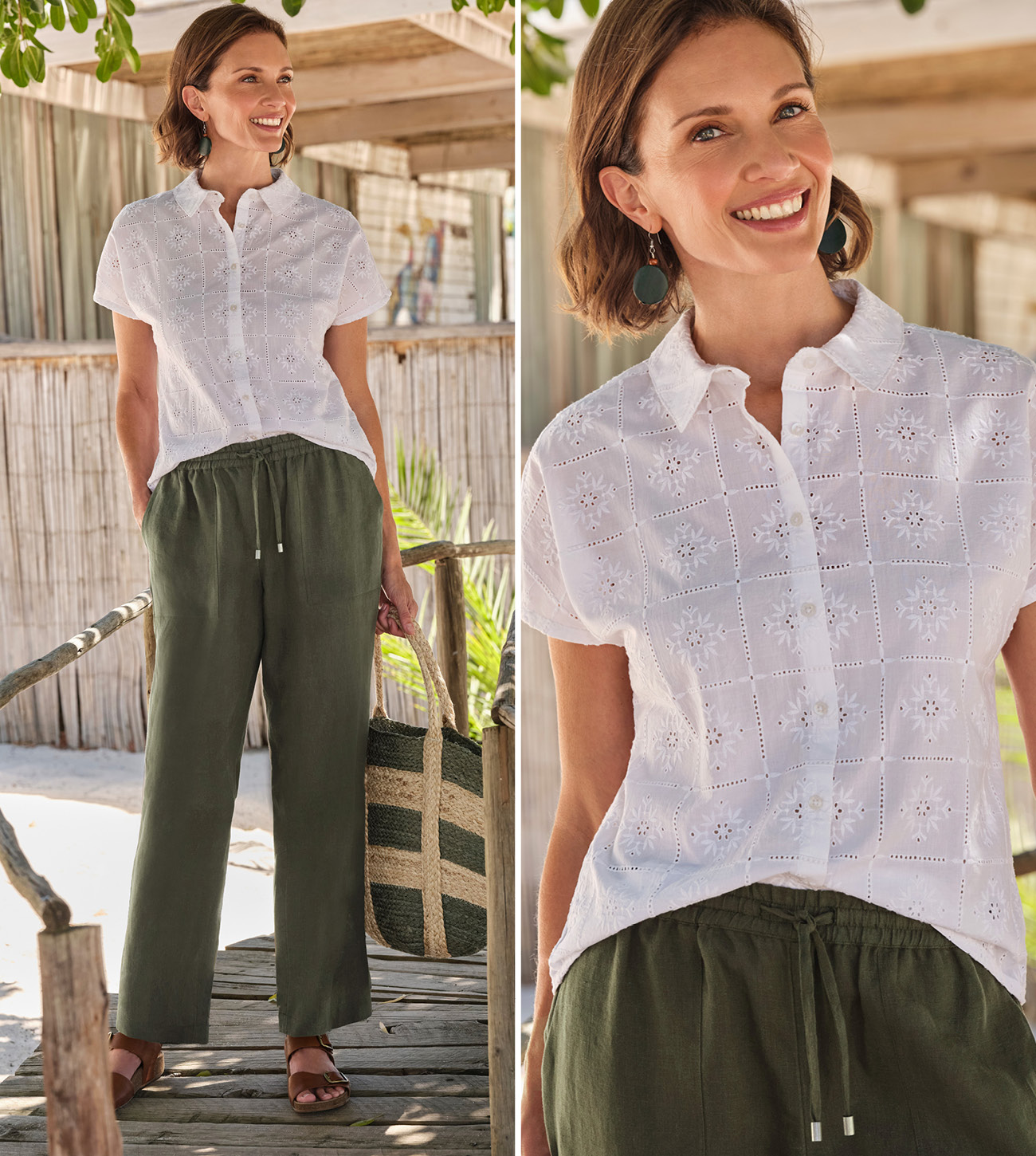 Patchwork Broderie Blouse