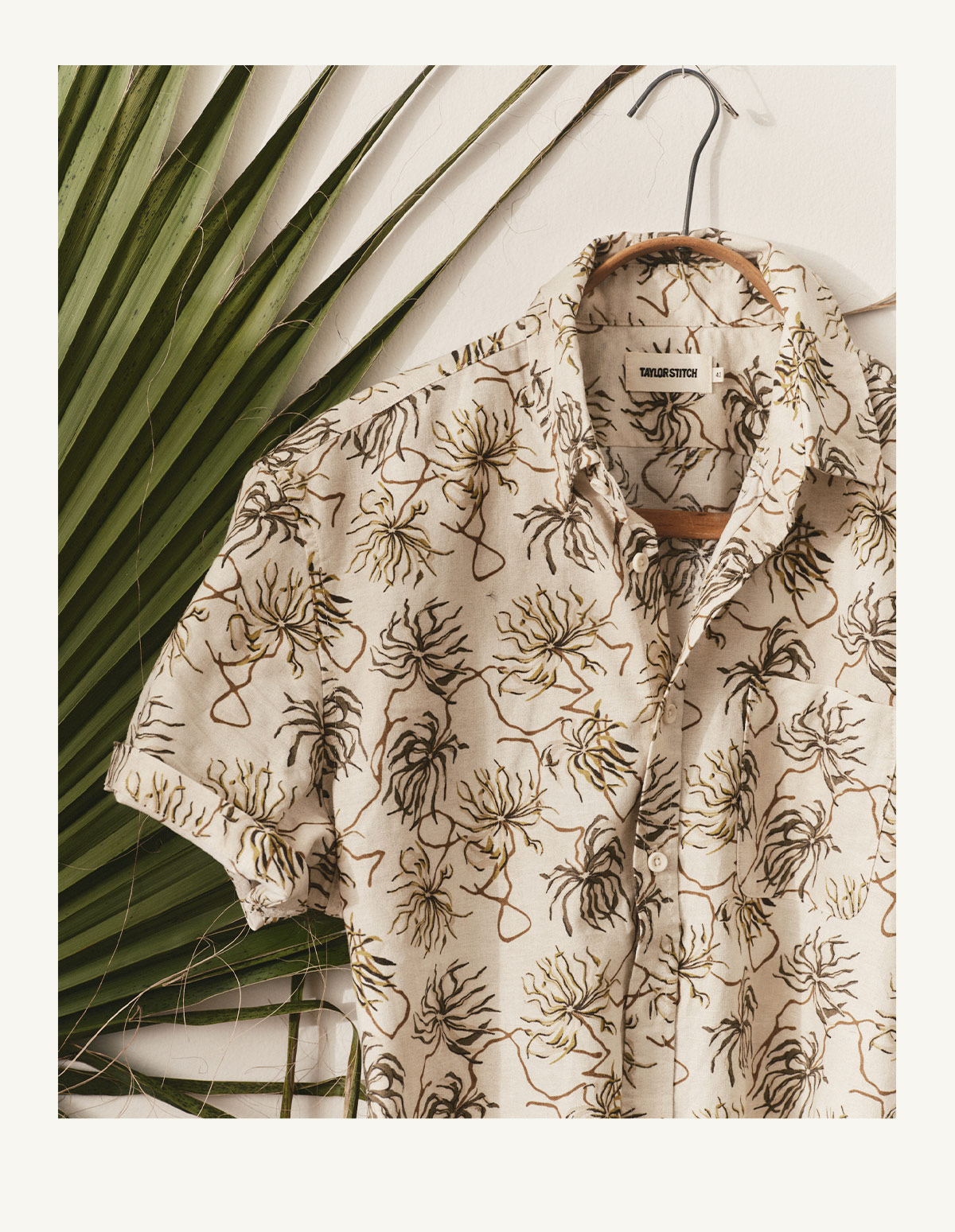  The Short Sleeve Jack in Dried Palms