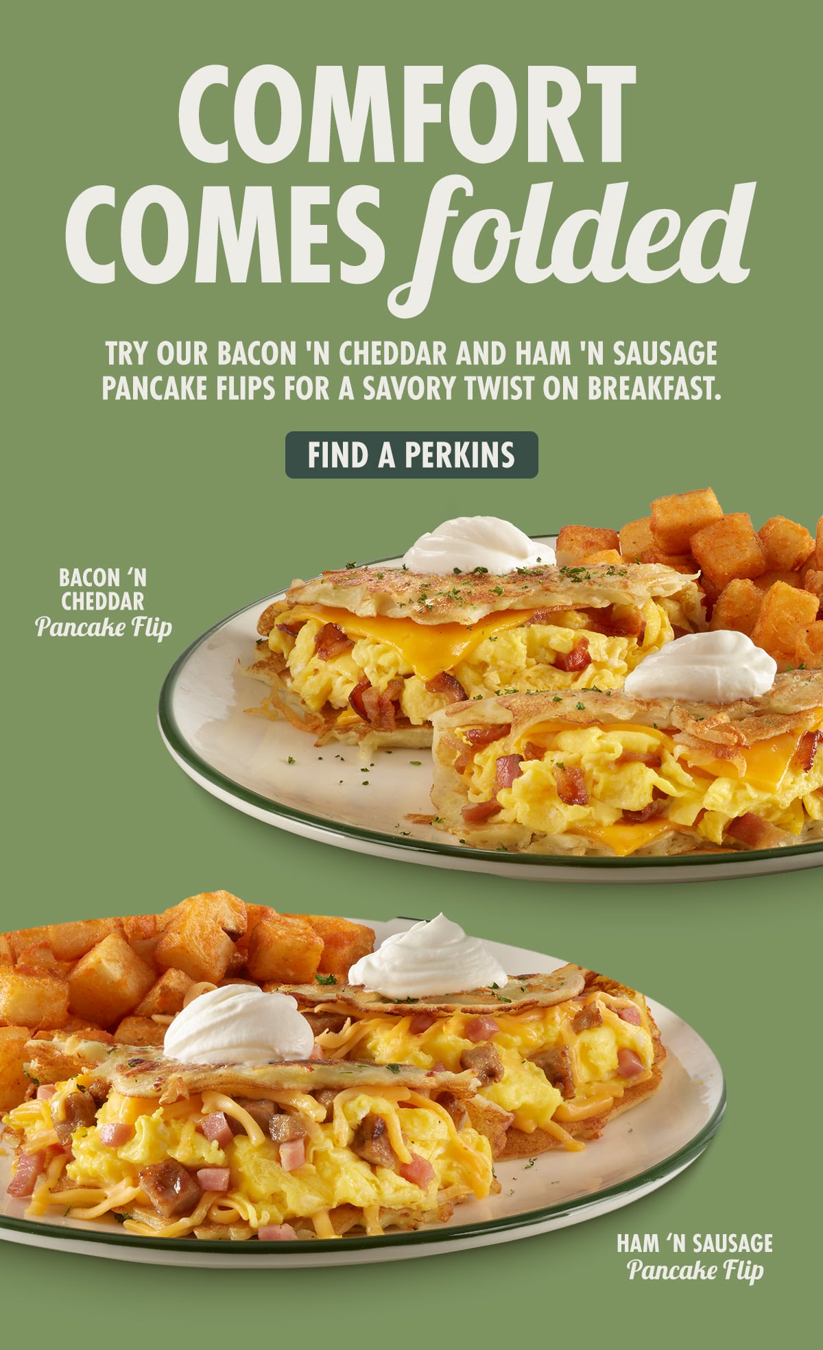 Try our savory Pancake Flips