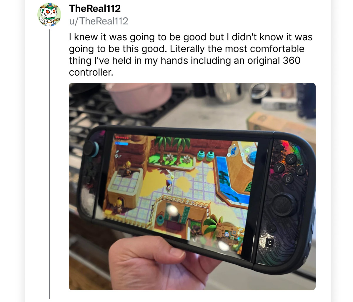 TheReal112 on Reddit: "I knew it was going to be good but I didn't know it was going to be this good. Literally the most comfortable thing I've held in my hands including an original 360 controller."
