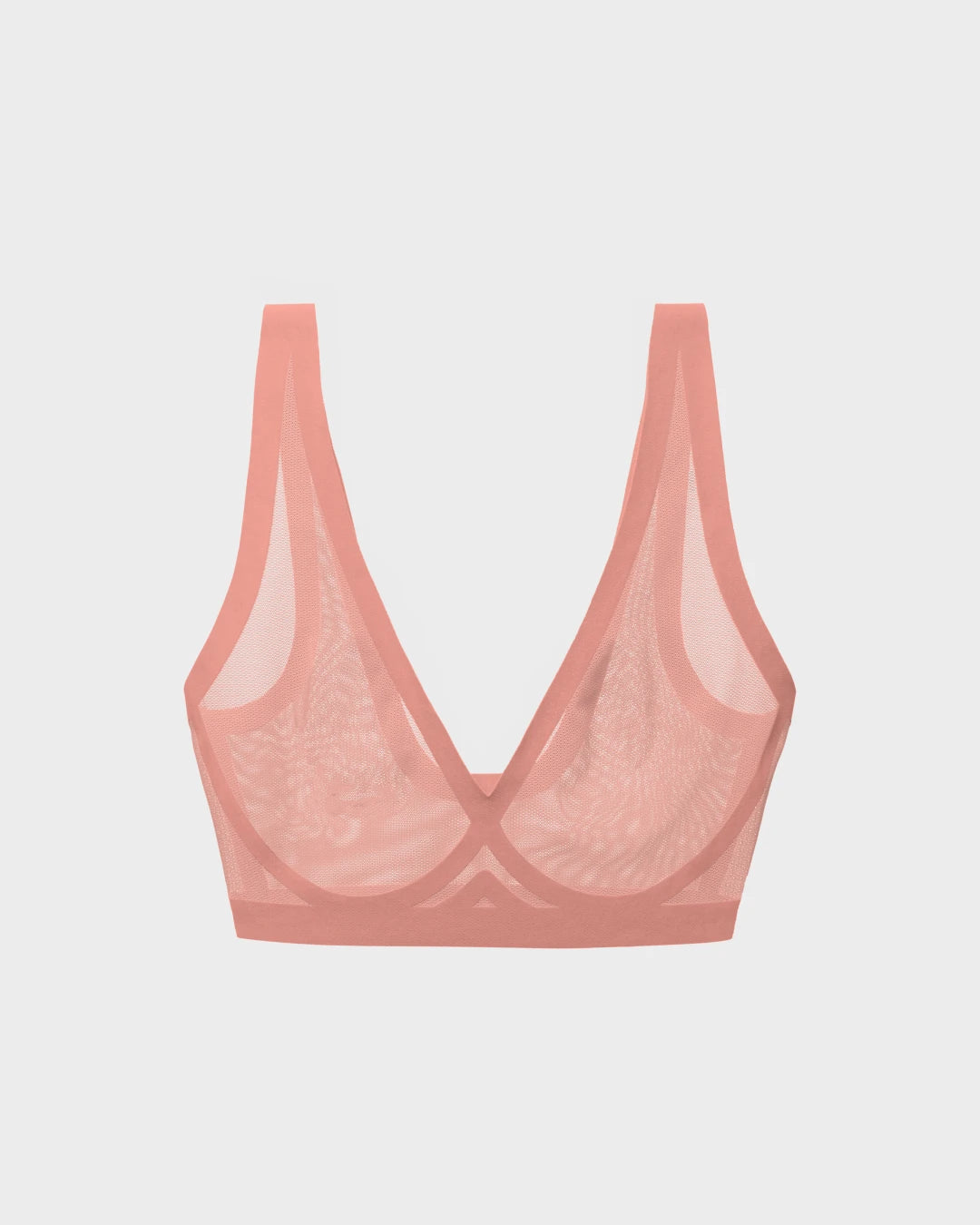 Image of Dusty Rose Sheer Bralette