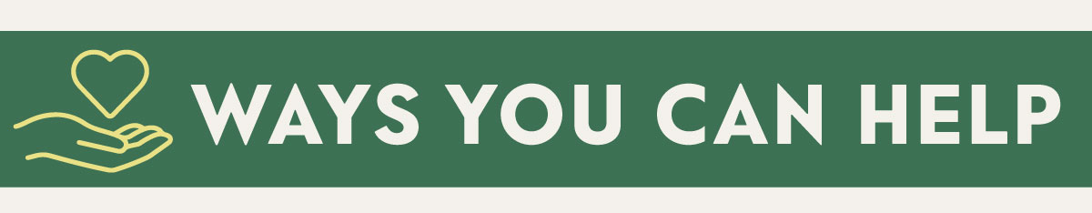 icon with text that reads "ways you can help"