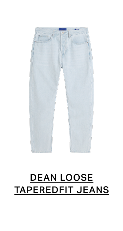 Dean Loose Taperedfit Jeans – Outpost Blue