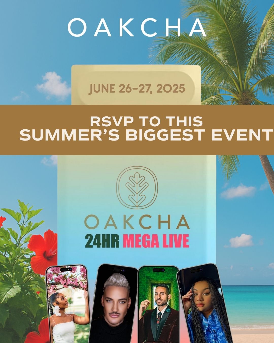 Oakcha. The next era of scent is coming. Four inspired fragrances. Four different worlds collide. RSVP TO THE DROP