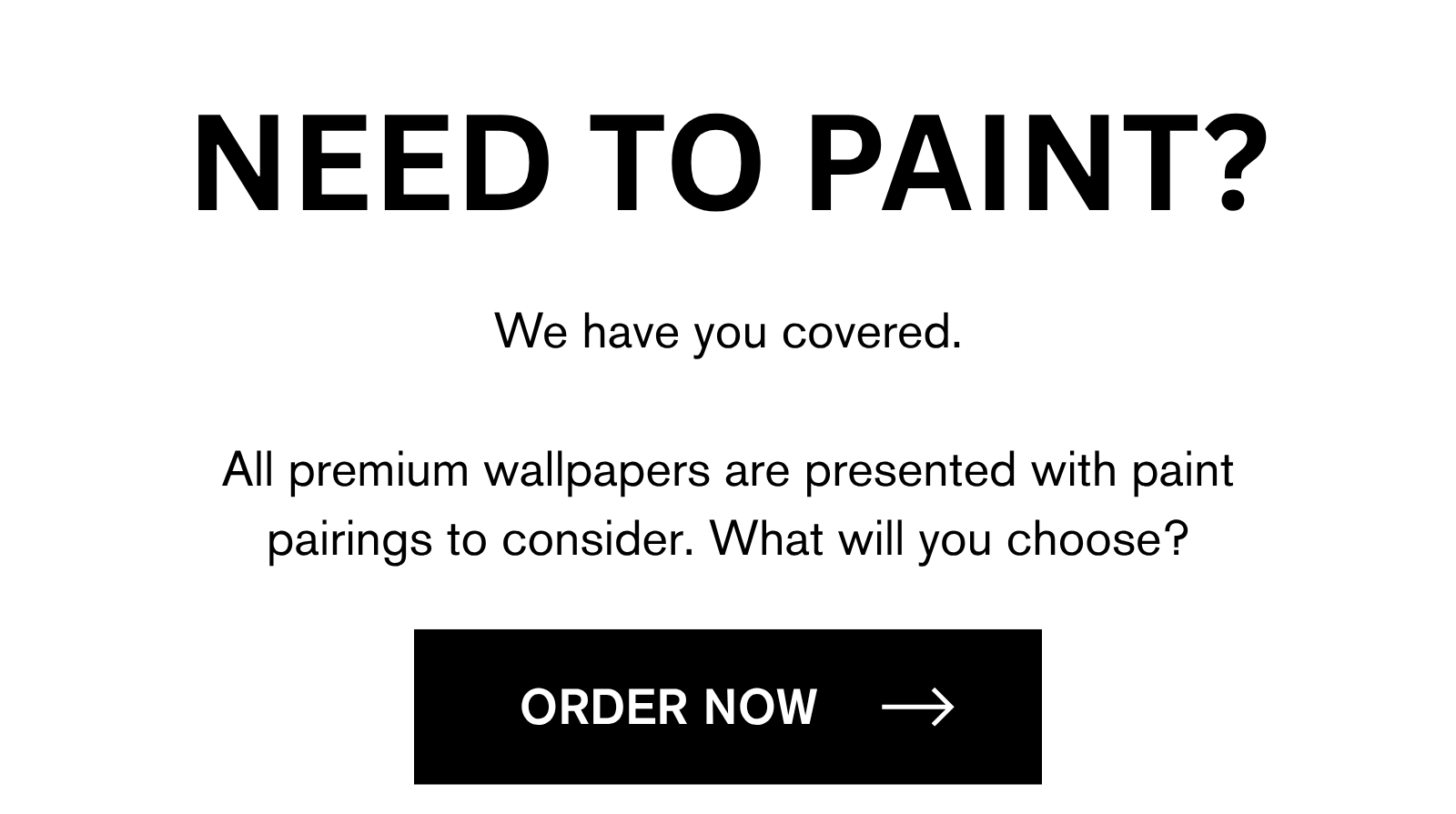 PAINT TO MATCH YOUR WALLPAPER