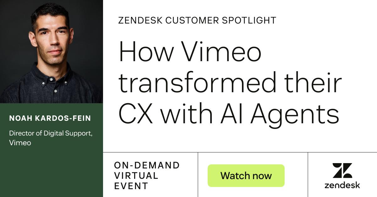How Vimeo transformed their CX with AI agents