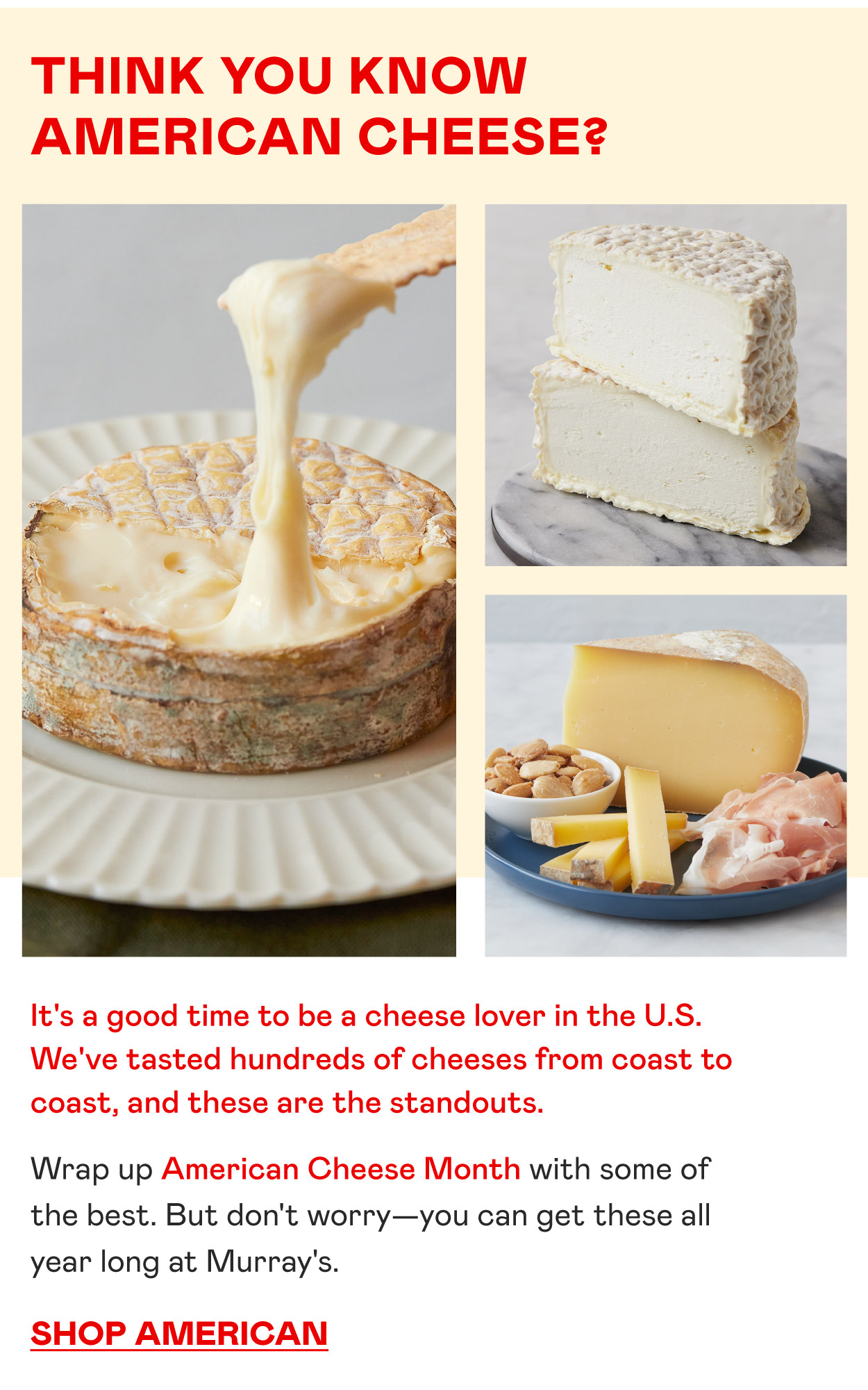 American Cheese Month​