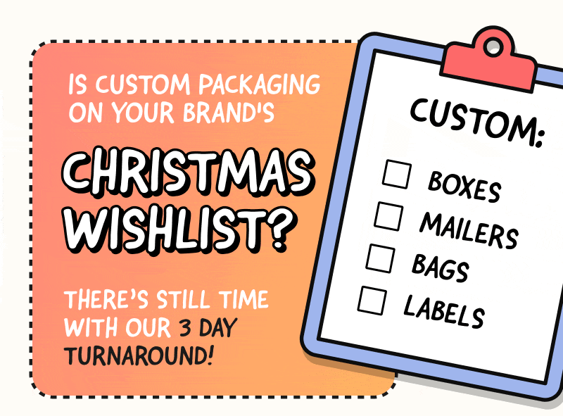 Christmas wishlist, there's still time with our 3 day turnaround