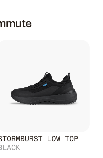 Stormburst Low Top Black