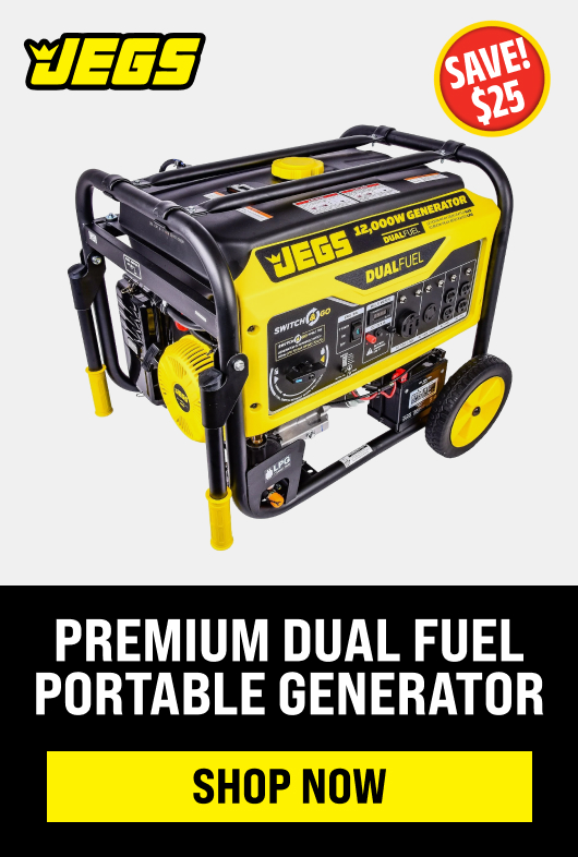 Premium Dual Fuel Portable Generator