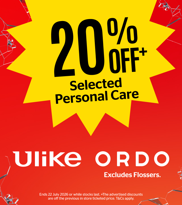 20% off Selected Personal Care