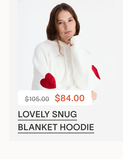 lovely snug blanket hoodie
