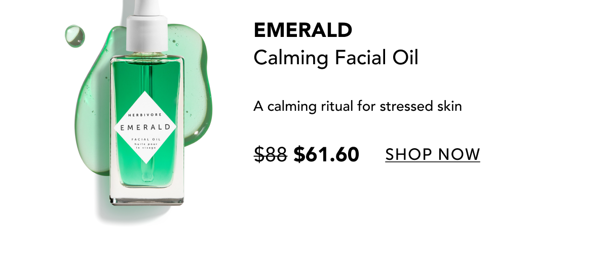 Code GLOW30 to Shop 30 % off Emerald Face Oils