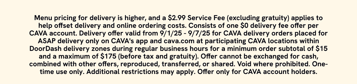 Promo Terms & Conditions