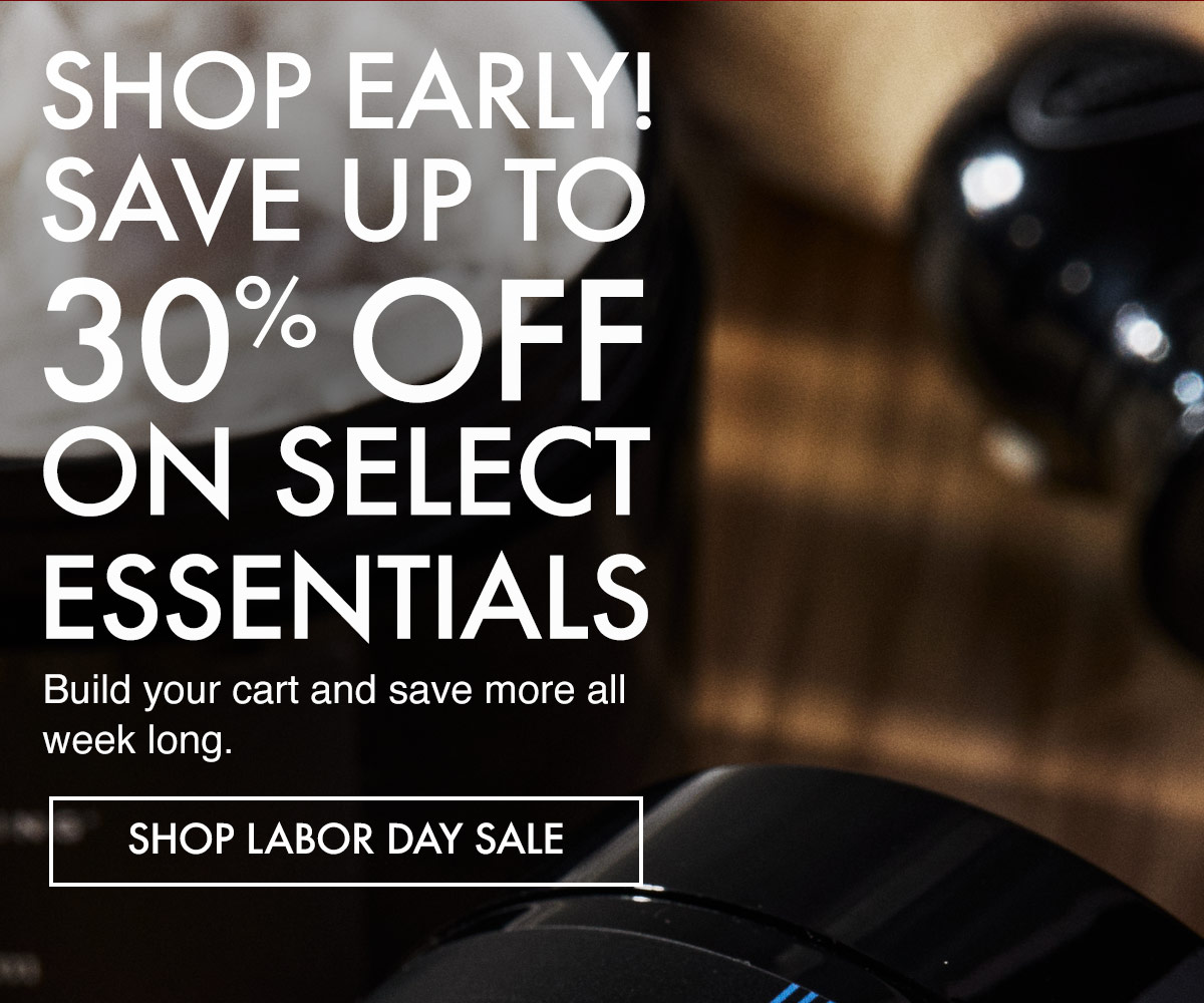 Kick Off Labor Day Savings — 10-20-30% OFF!