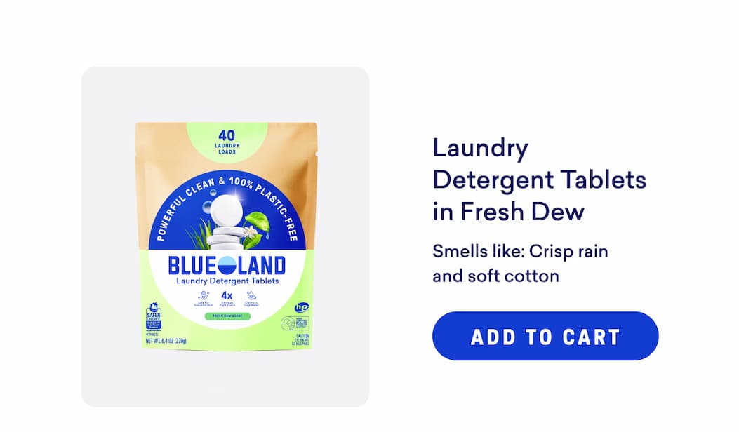 Shop Laundry Detergent Tablets in Fresh Dew!