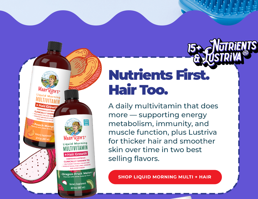 Nutrients First. Hair Too.