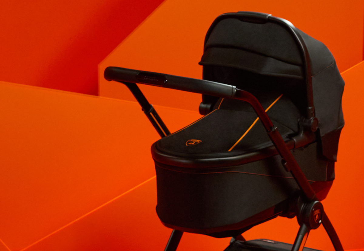 Silver Cross X Automobili Lamborghini Reef AL Arancio Pram