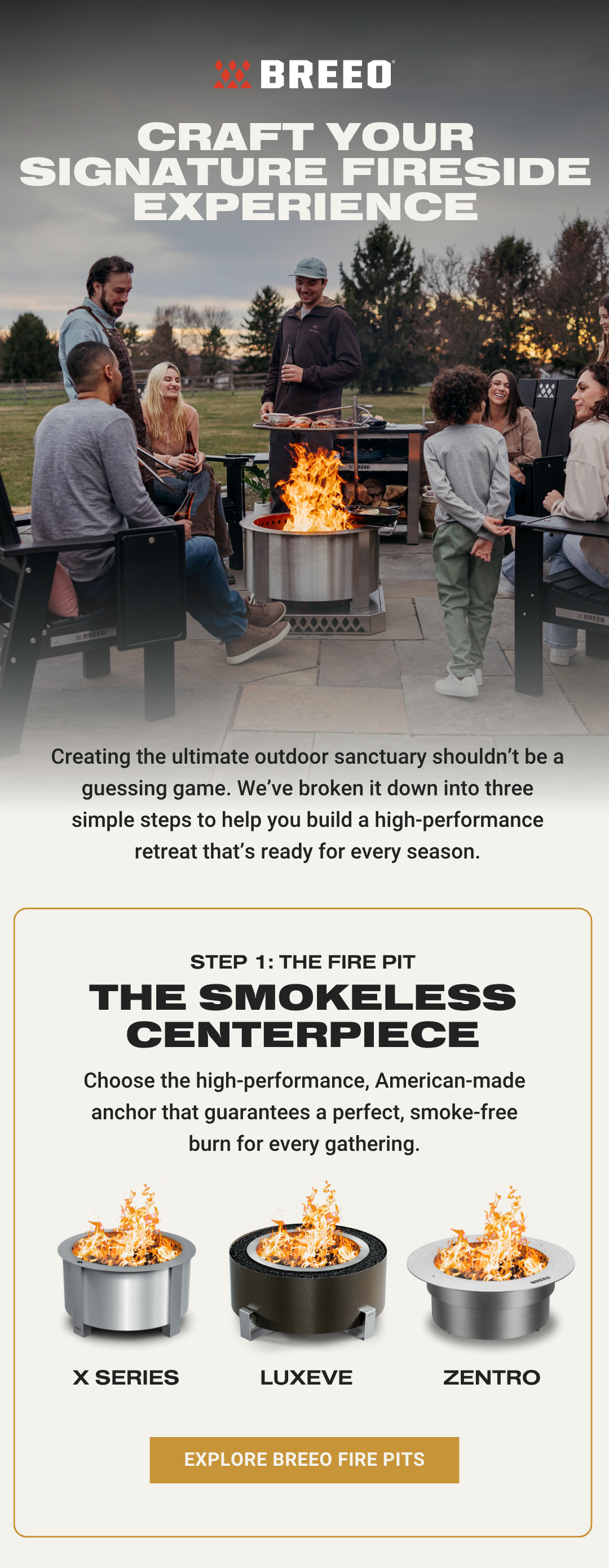 Craft Your Signature Fireside Experience