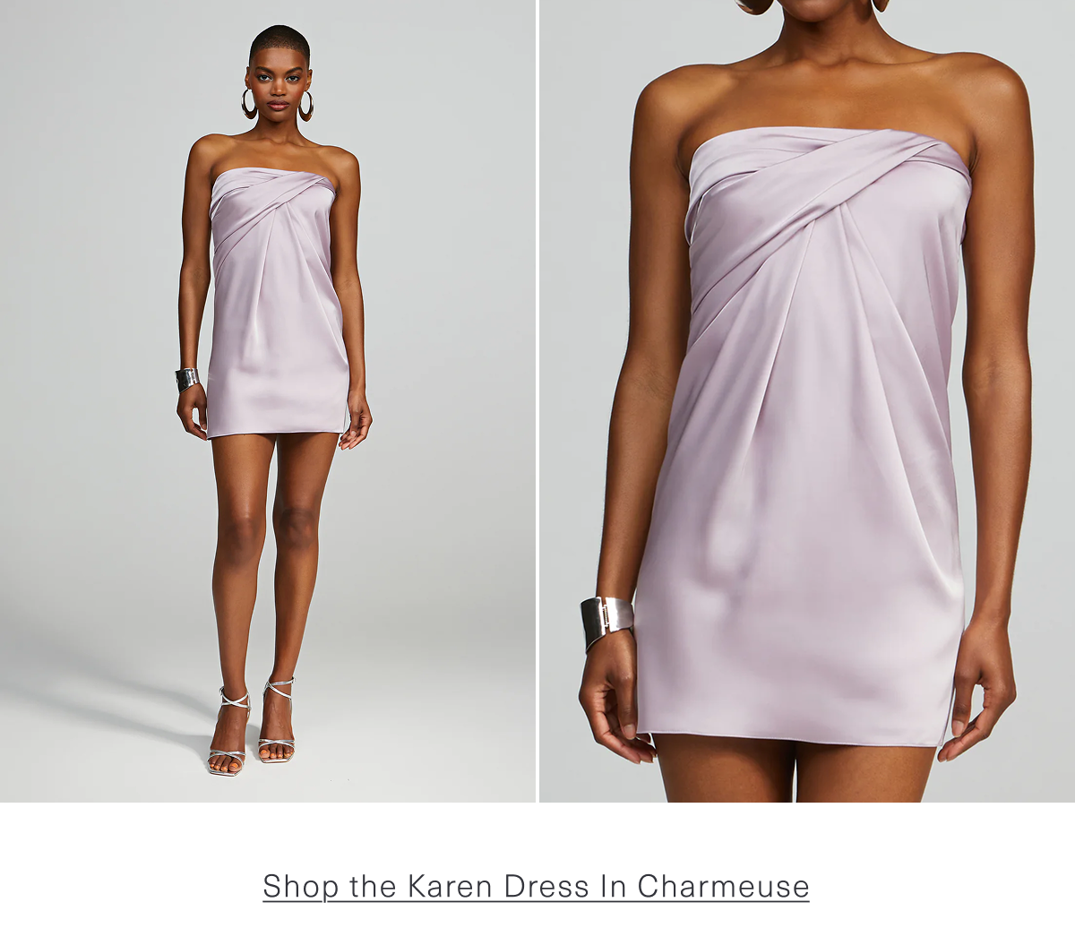 Shop the Karen Dress in Charmeuse 