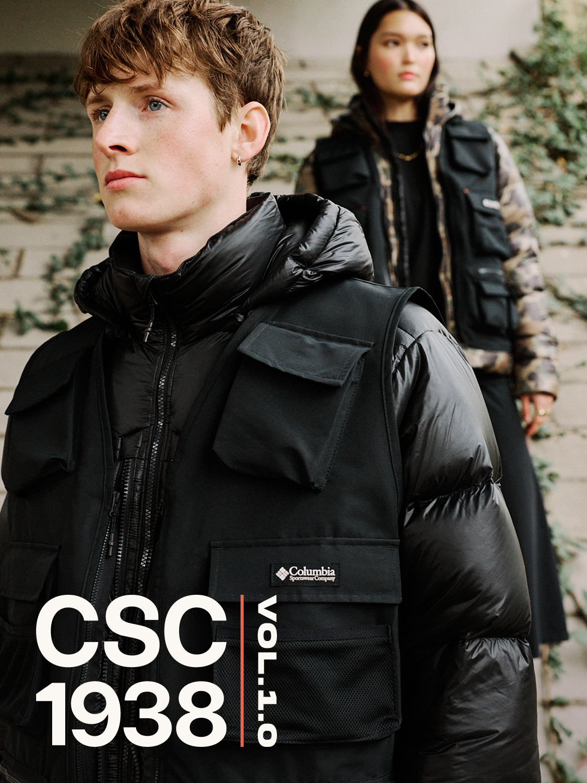 Man and woman in CSC1938 gear.